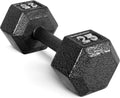 CAP Barbell Cast Iron Hex Dumbbell - Durable, Versatile Weights 3-120