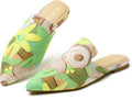 Tilocow Mules for Woman Comfortable Pointed Toe Backless Loafers while