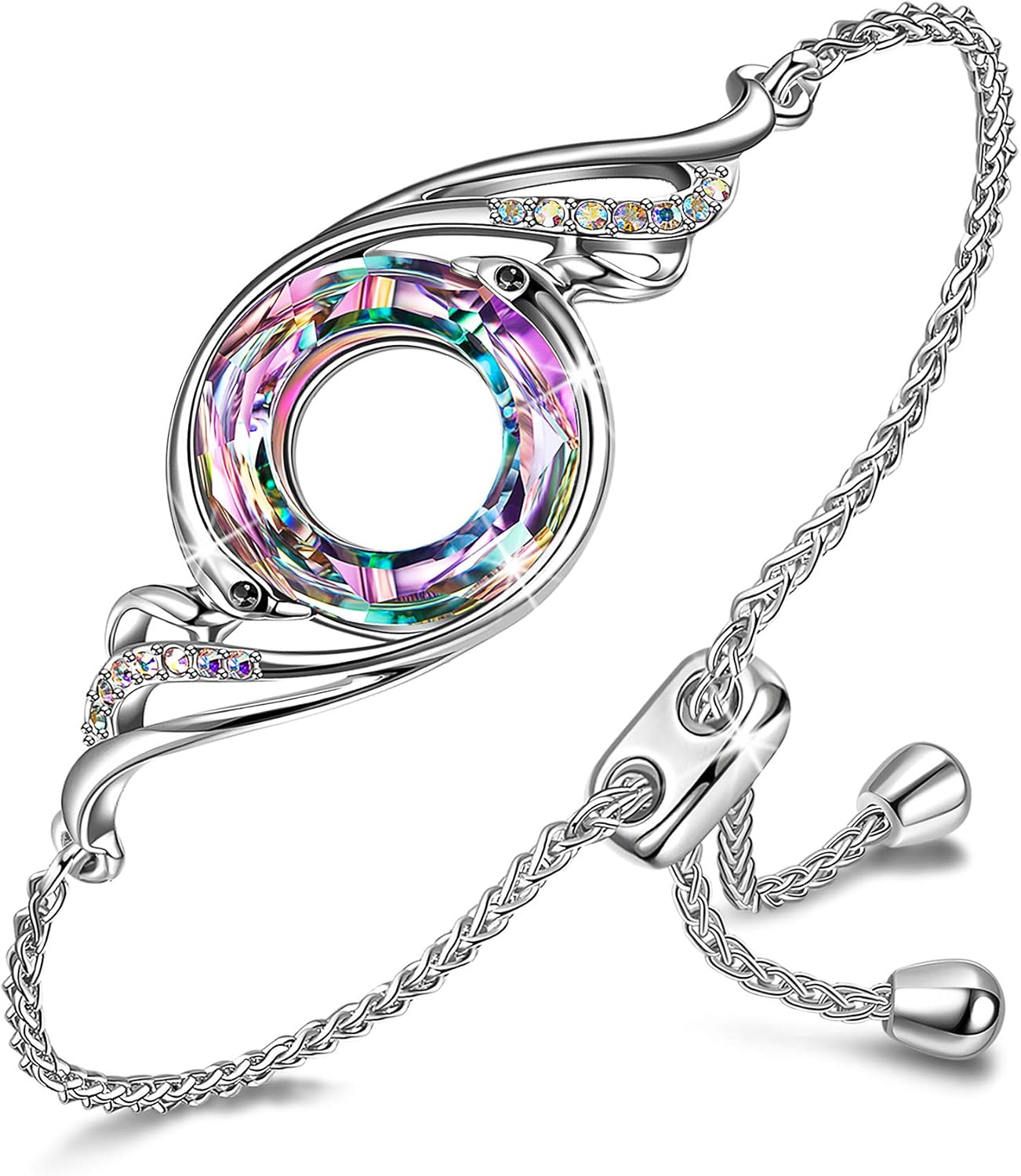 Phoenix Bracelet with Crystals from Austria - Adjustable Gift