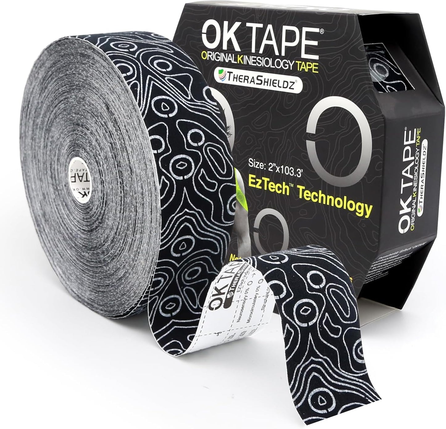 OK TAPE Kinesiology Tape Bulk 103Feet for Athletic Support