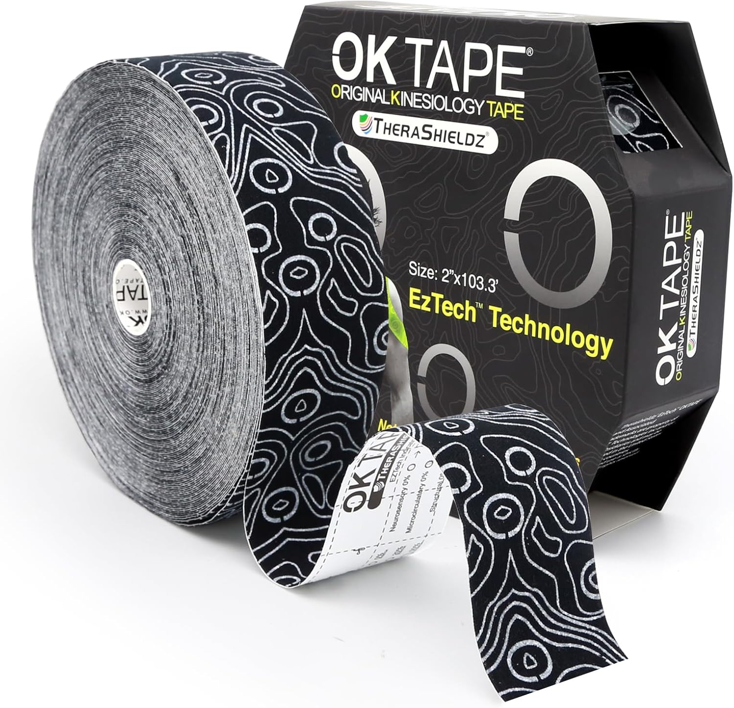 OK TAPE Kinesiology Tape Bulk 103Feet for Athletic Support
