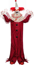 Presence 72 in Standing Animatronic Clown - Motion and Sound Halloween