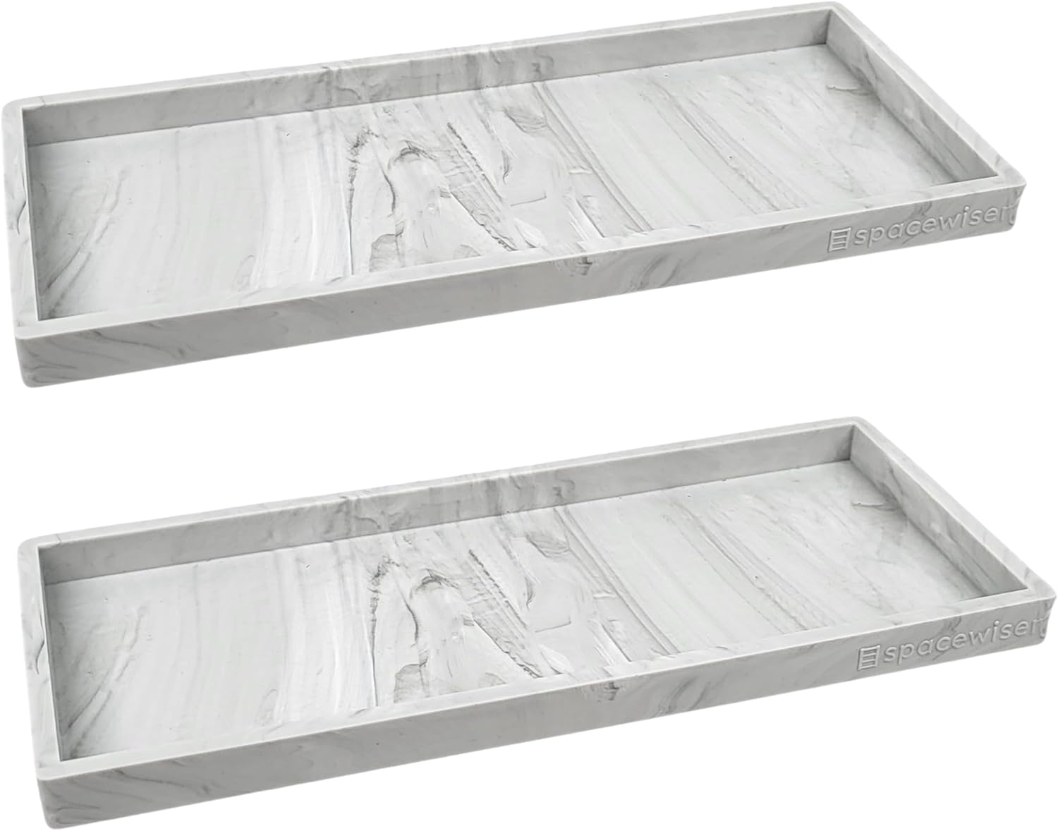 Countertop and Vanity Tray Set - 11.7in Silicone Organizers