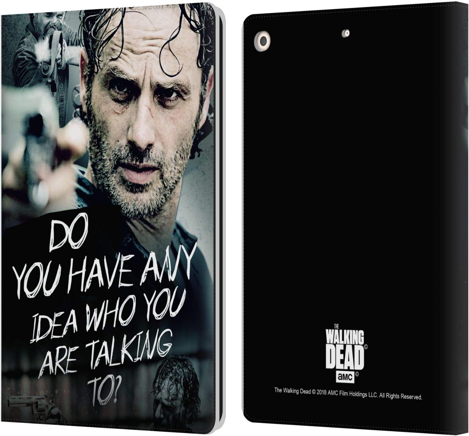 AMC The Walking Dead Rick Grimes Leather Wallet Case for iPad