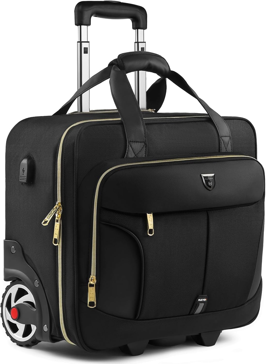 RUCYEN Rolling Laptop Bag - Business Travel Essential