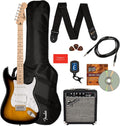 Squier Sonic Strat Pack 2-Color Sunburst - Starter Electric Guitar