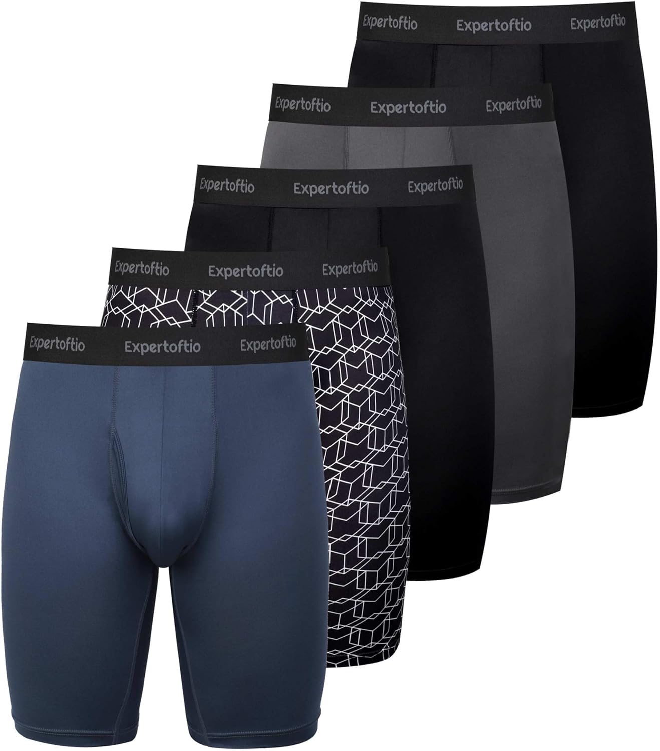 Men's 9 Inch Long Leg Boxer Briefs for Ultimate Comfort