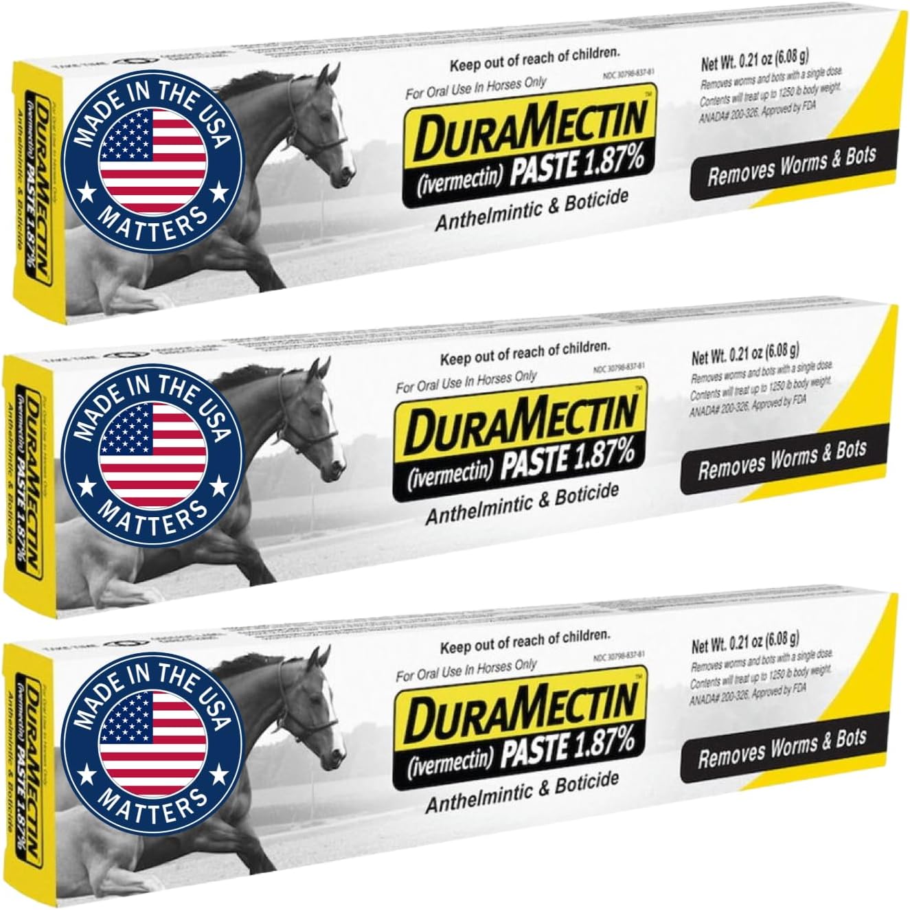 Ivermectin Horse Paste 1.87% Wormer for Effective Parasite Control