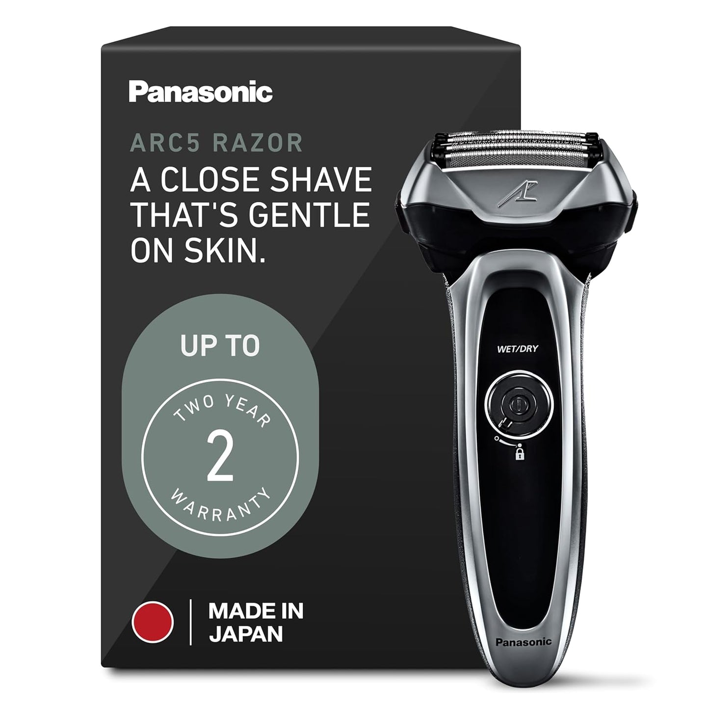 Panasonic ARC5 Electric Razor for Men with 5-Blade Shaving