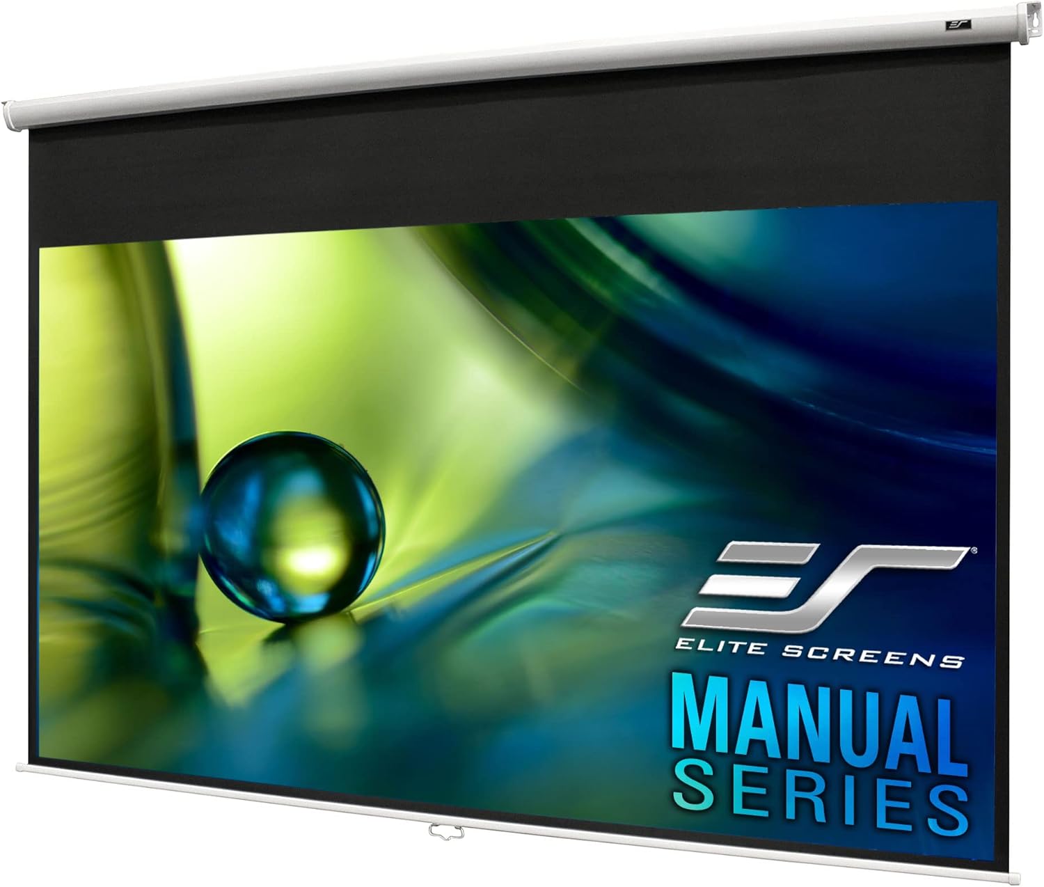 Elite Screens 120 Manual Projector Screen - 8K/4K Ultra HD, 3D Ready