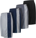 Men's Dry-Fit Sweat Resistant Athletic Shorts 4 Pack - Performance Fit