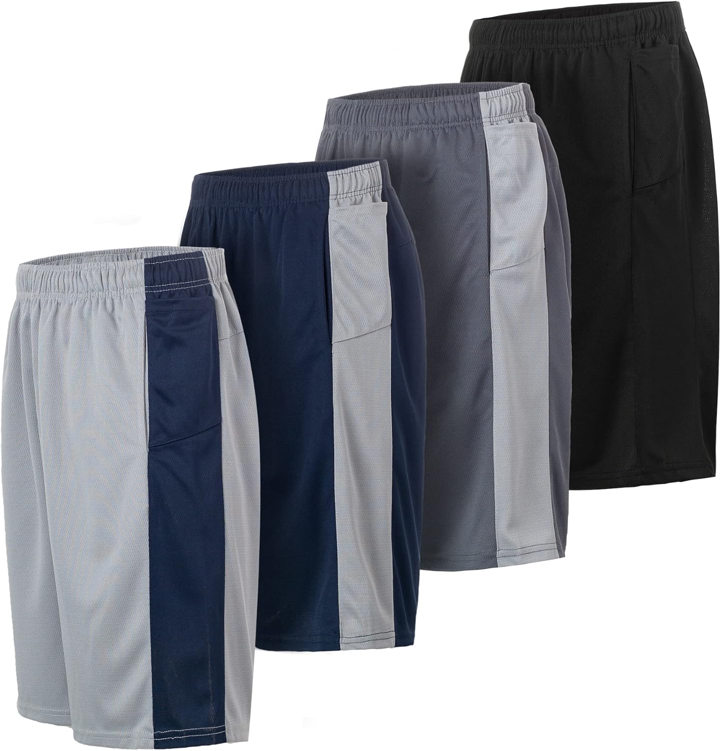 Men's Dry-Fit Sweat Resistant Athletic Performance Shorts