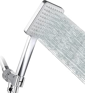 GRICH High Pressure Shower Head with 6 Spray Modes for Comfort