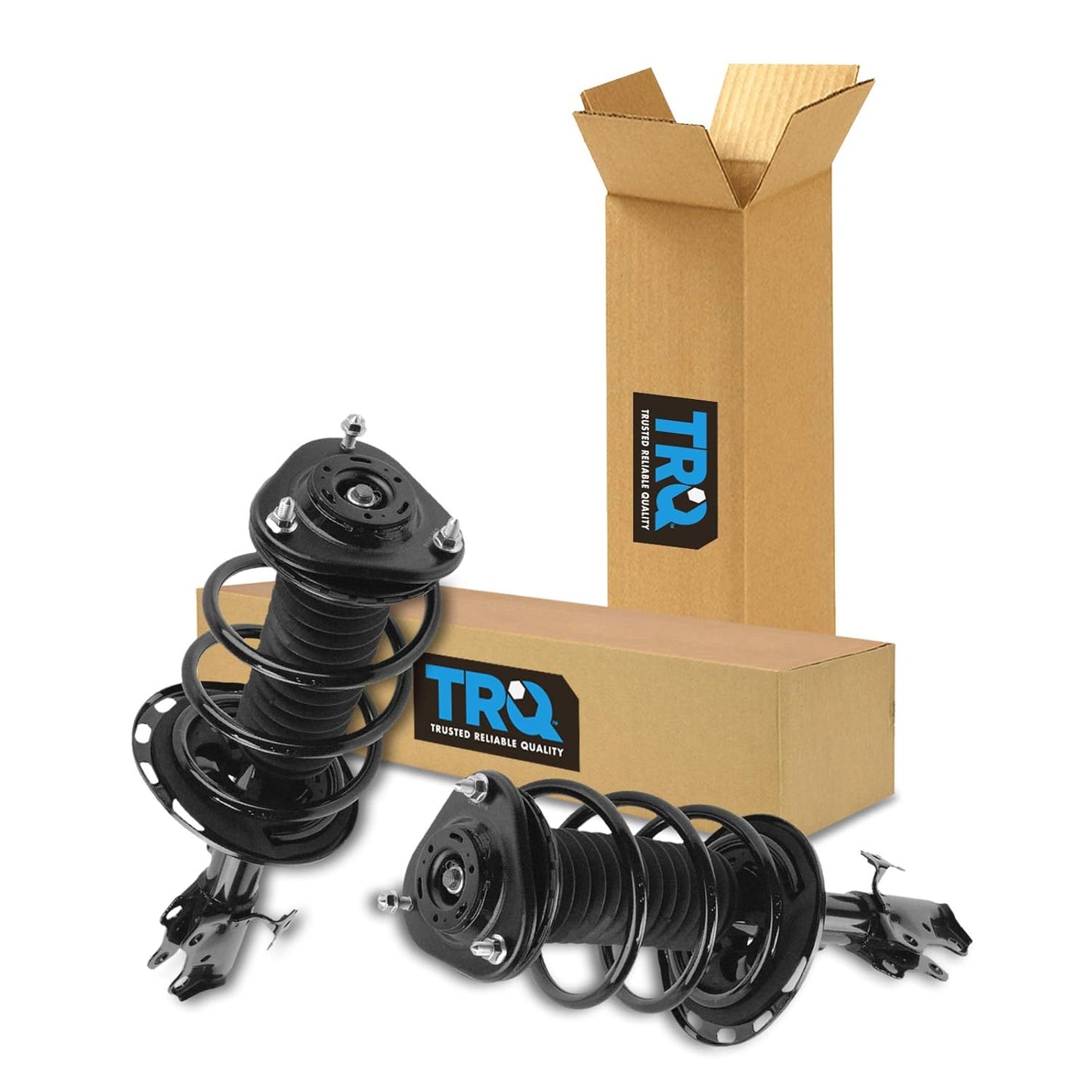 TRQ Front Strut & Coil Spring Assembly Set for Toyota RAV4