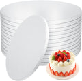 12 PCS Cake Drums 14 in Round Cake Boards - Sturdy Greaseproof Bases