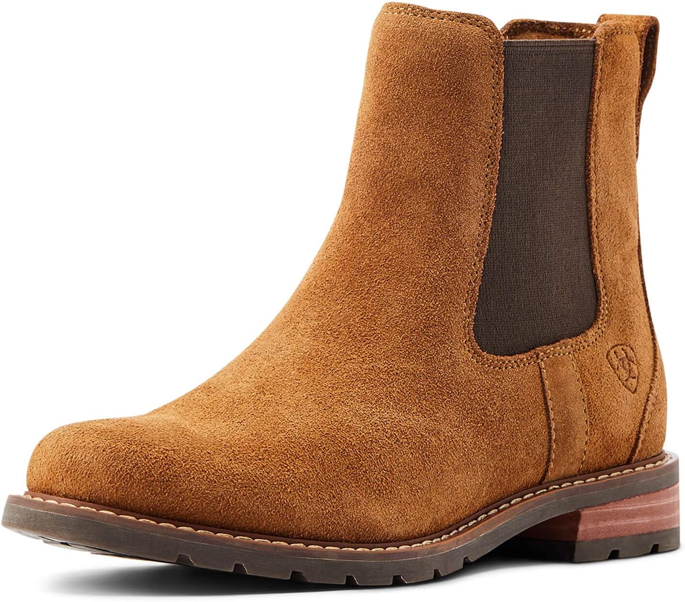 Ariat Womens Wexford Waterproof Round Toe Chelsea Casual Boots