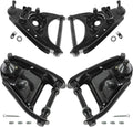 TRQ Front Upper & Lower Control Arm Set for 73-99 Chevy GMC - 4 Piece