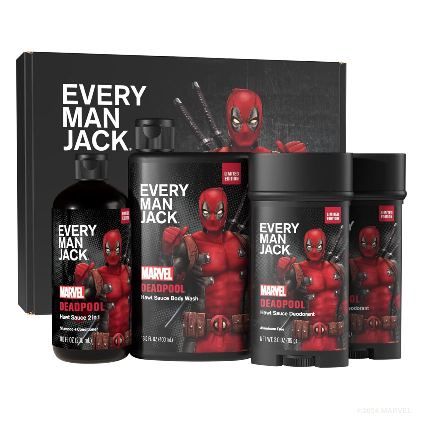 Every Man Jack Deadpool Body Set for Marvel Lovers and Guys