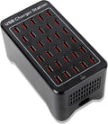 Mixilin 30-Port Smart USB Charger Station