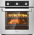 24 in Single Wall Oven - Built-In Electric Oven with 5 Functions