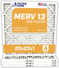 Filter King 20x23x1 Air Filter 4-Pack - MERV 13 Performance