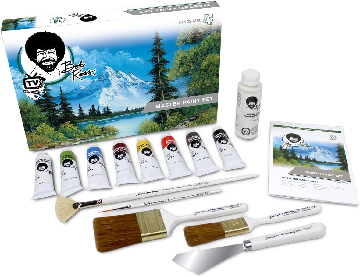 Bob Ross Master Paint Set for Landscape Painting Enthusiasts