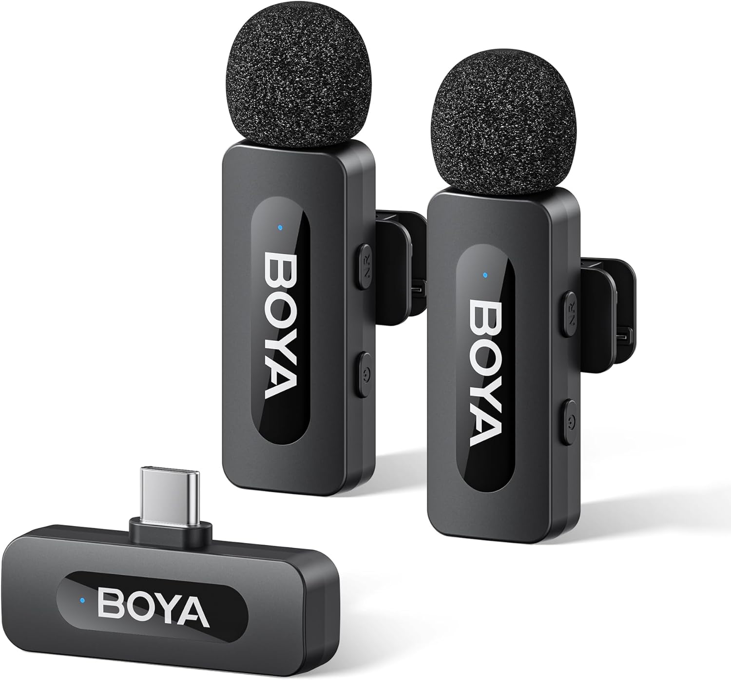 BOYA BY-V20 Wireless Microphone for iPhone 15/16 and Android