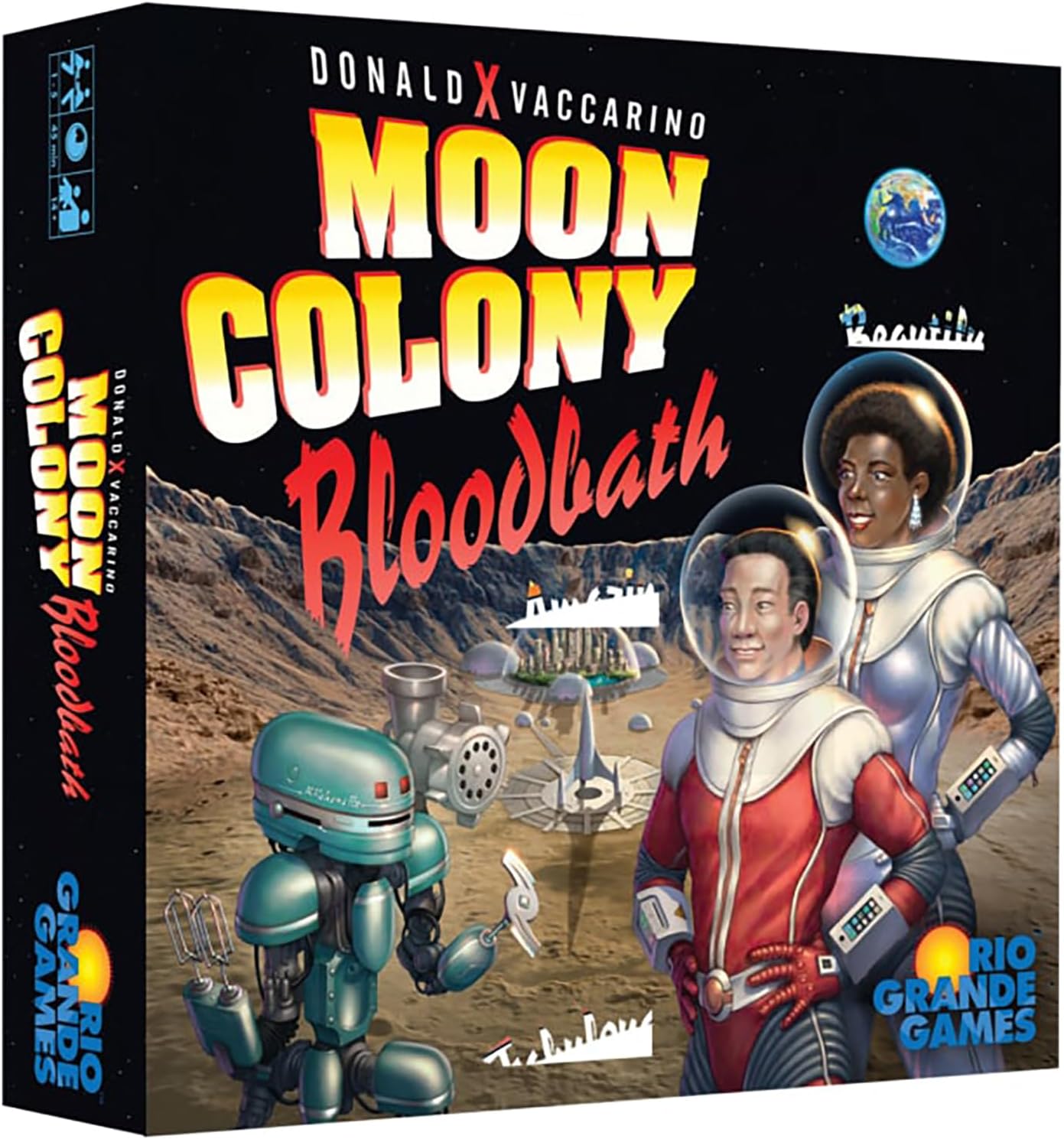 Moon Colony Bloodbath Strategy Card Game for Space Survival
