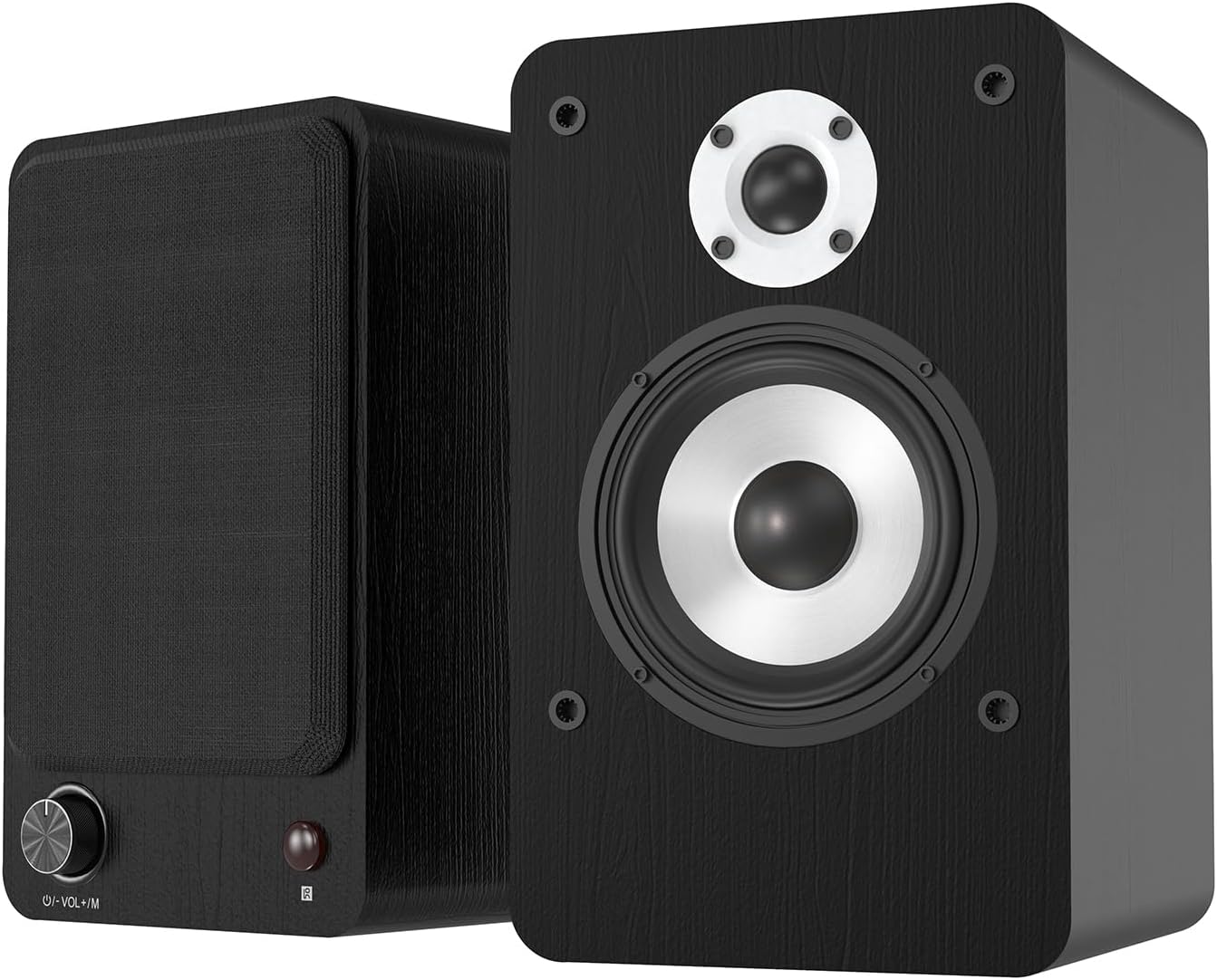 LONPOO Bluetooth Bookshelf Speakers: 100W Pure Sound