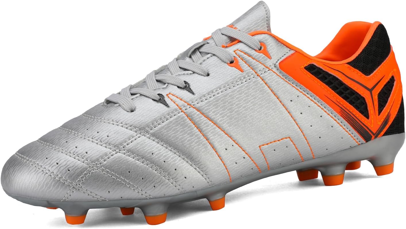 DREAM PAIRS Mens Sport Flexible Athletic Lace Up Outdoor Cleats