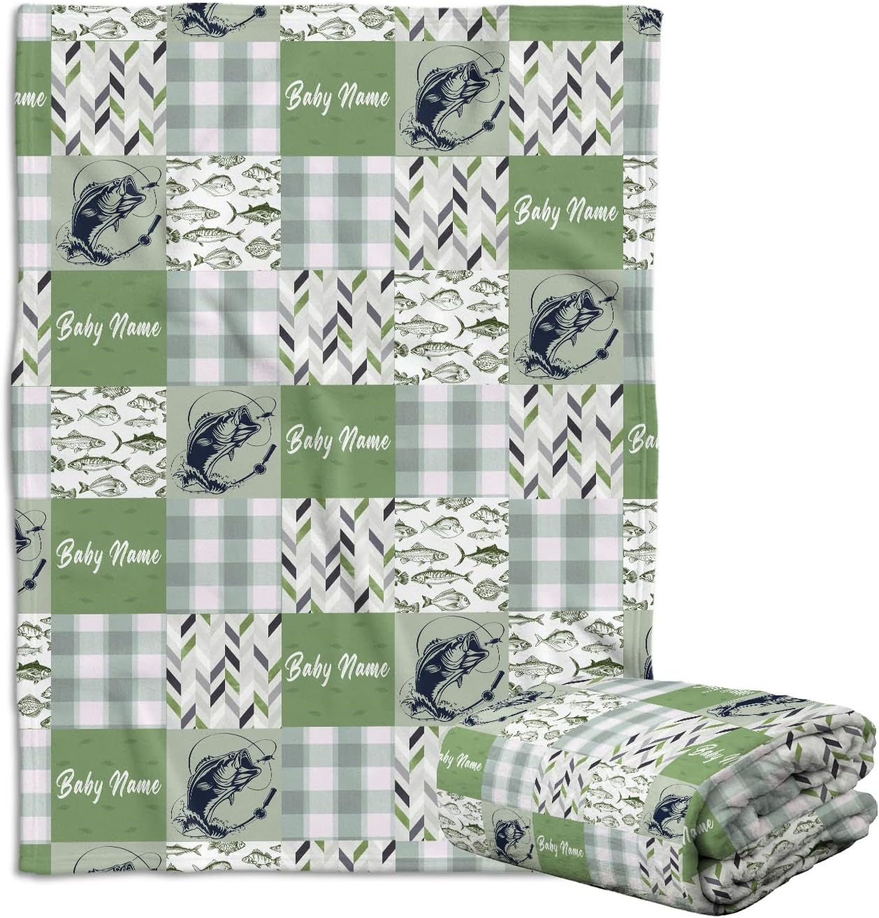 Personalized Fishing Baby Blanket for Your Little Angler