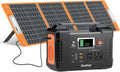 200W 151Wh Portable Power Station + 100W Foldable Solar Panel