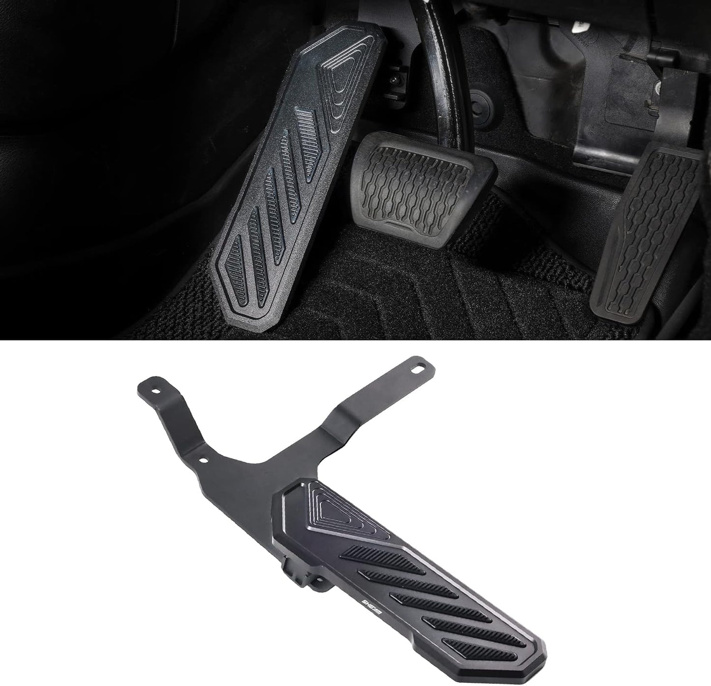 Dead Pedal Foot Rest Pad for Jeep Wrangler and Gladiator Models