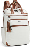 Shrrie Laptop Backpack for Women 15.6 in - Travel Leather Backpack