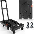 Folding Hand Truck Portable Dolly Cart with Wheels - Compact 500LB