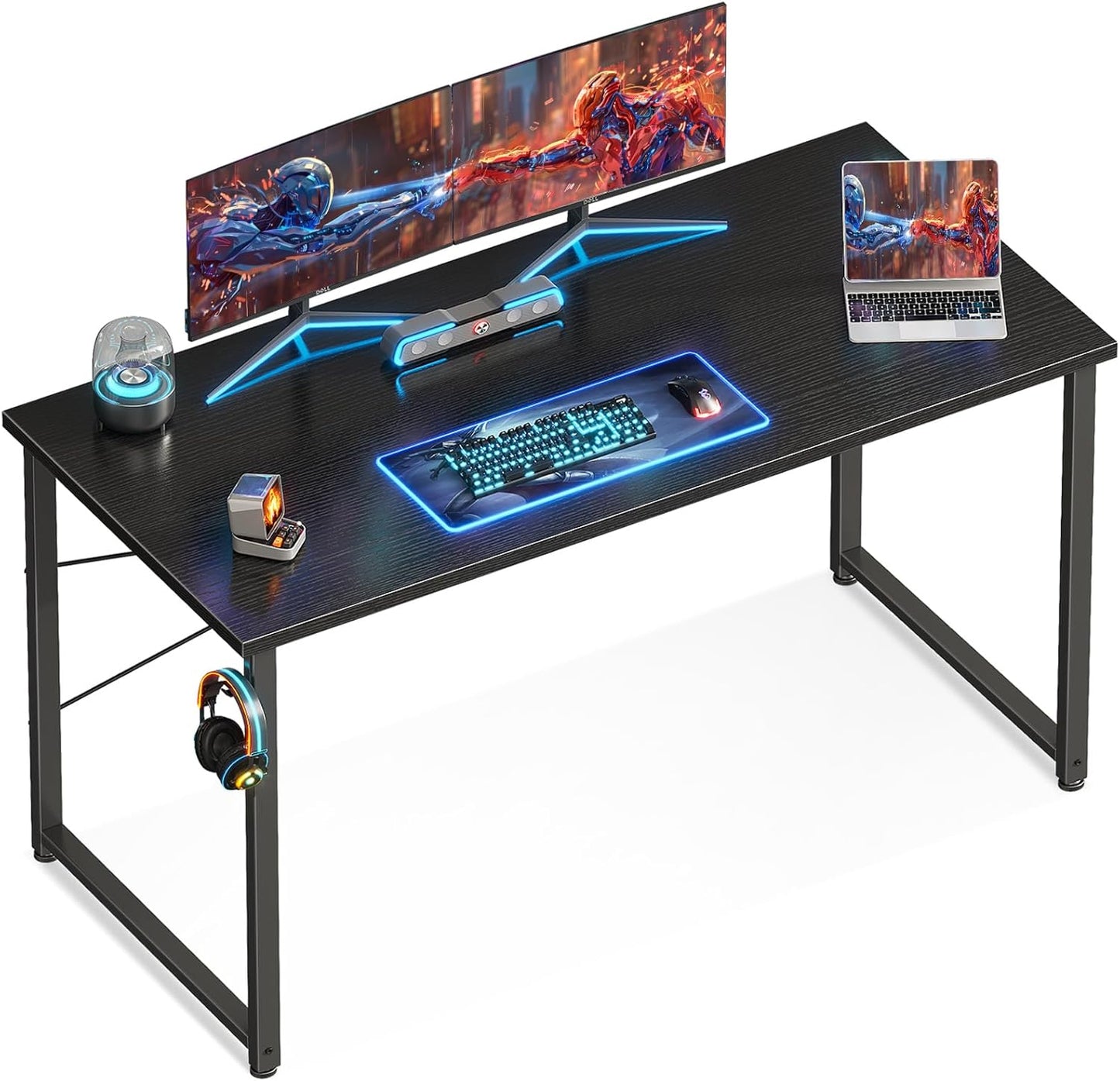 ODK 48 Computer Desk with Headphone Hooks