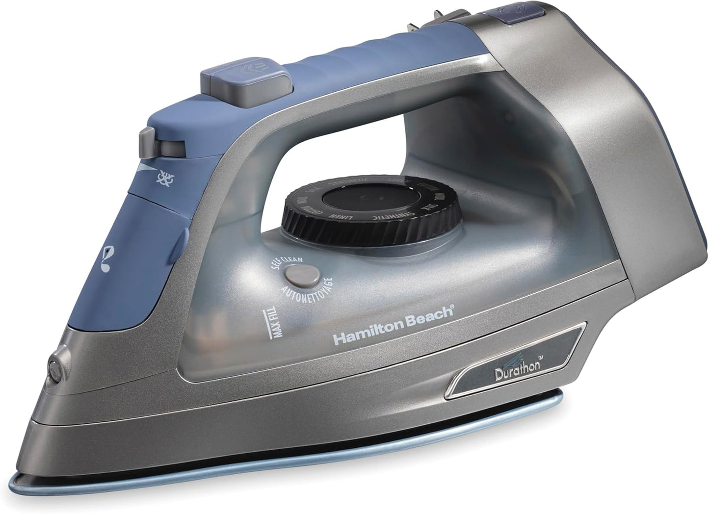 Hamilton Beach Steam Iron with Durathon Soleplate for Clothes
