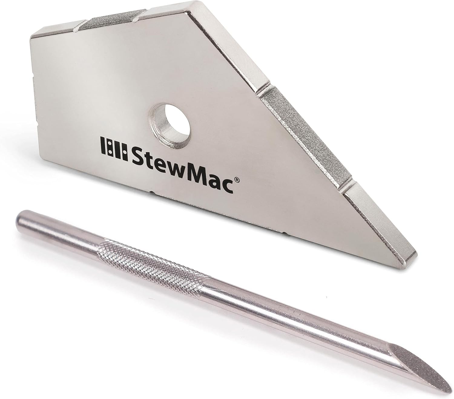 StewMac Fret Kisser with Understring File Set for Guitarists