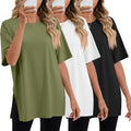 Oversized Gym T Shirts for Women - Comfortable Cotton Blend Tee