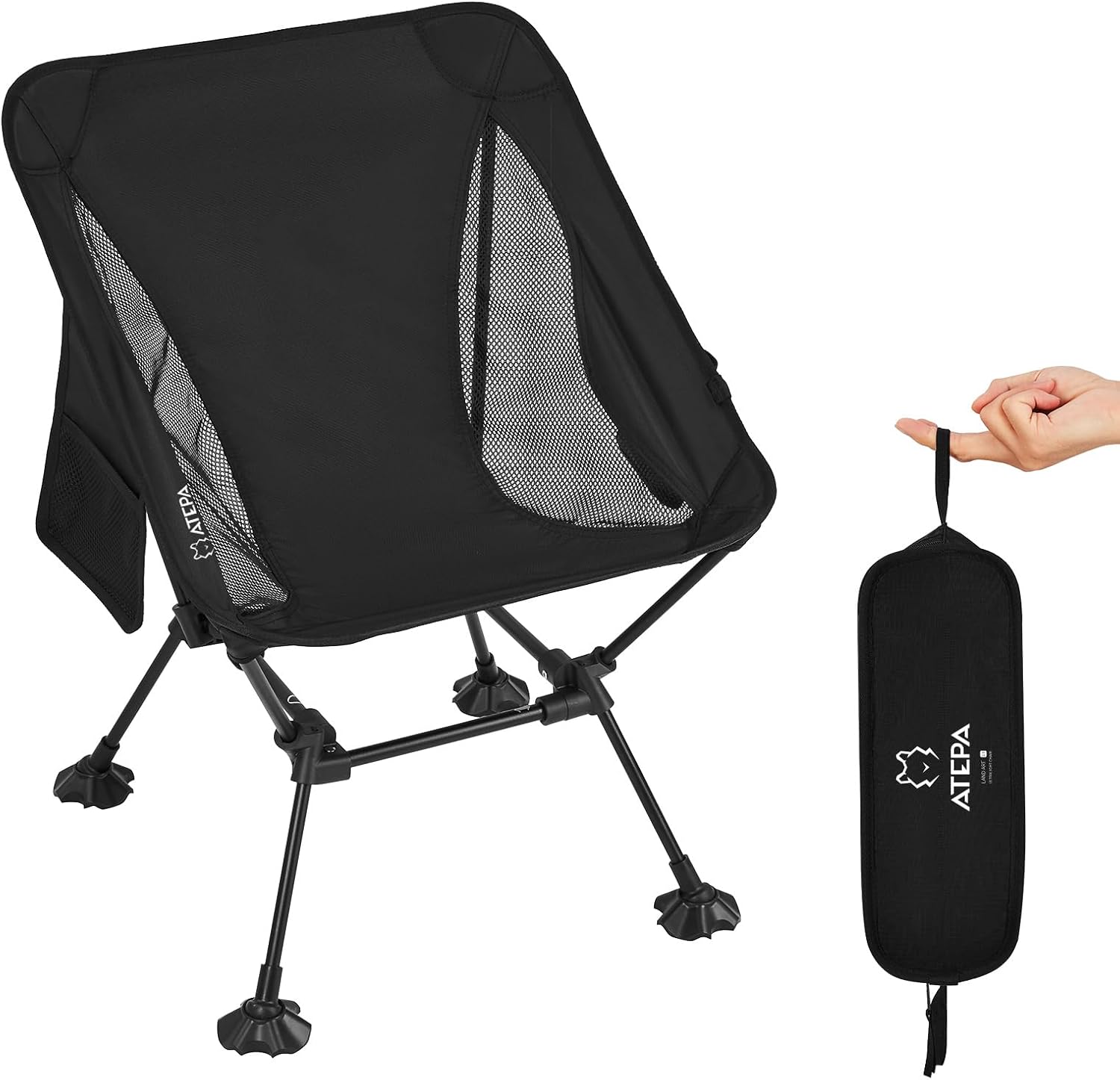 ATEPA Ultralight Camping Chair - Stable & Portable