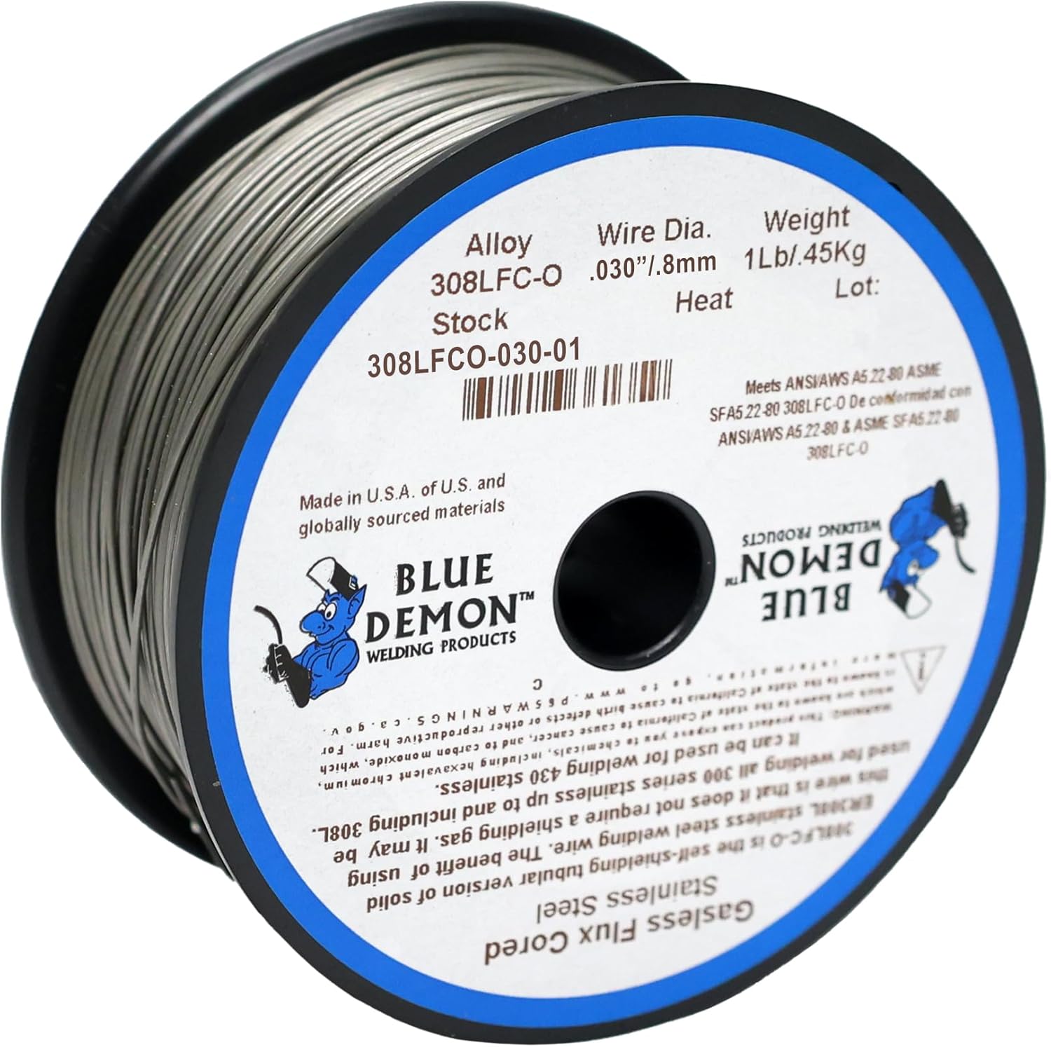 Blue Demon 308LFC-O Flux Cored Gasless Welding Wire Review
