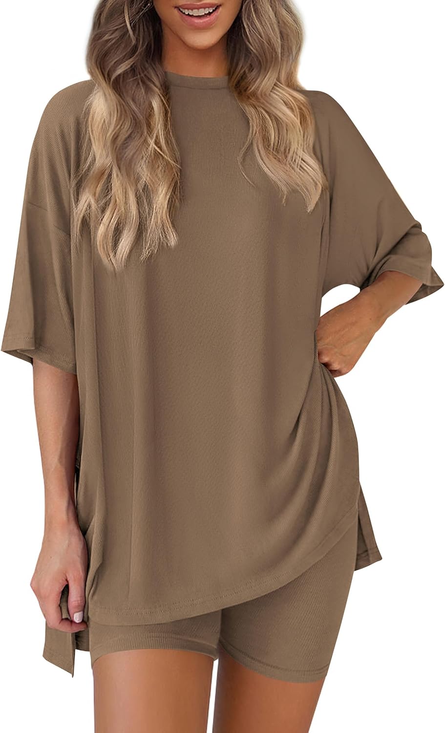 PRETTYGARDEN Women's Two Piece Lounge Set for Summer Travel