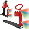 Geospace Winter Fun Foldable Snow Scooter Ski Skooter - LED Safety