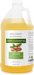 Sweet Almond Oil 1 Gallon - 100% Pure Cold Pressed Carrier Oil
