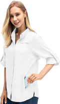Women's Quick Dry UPF 50 Convertible Long Sleeve Shirt - Sun Shield