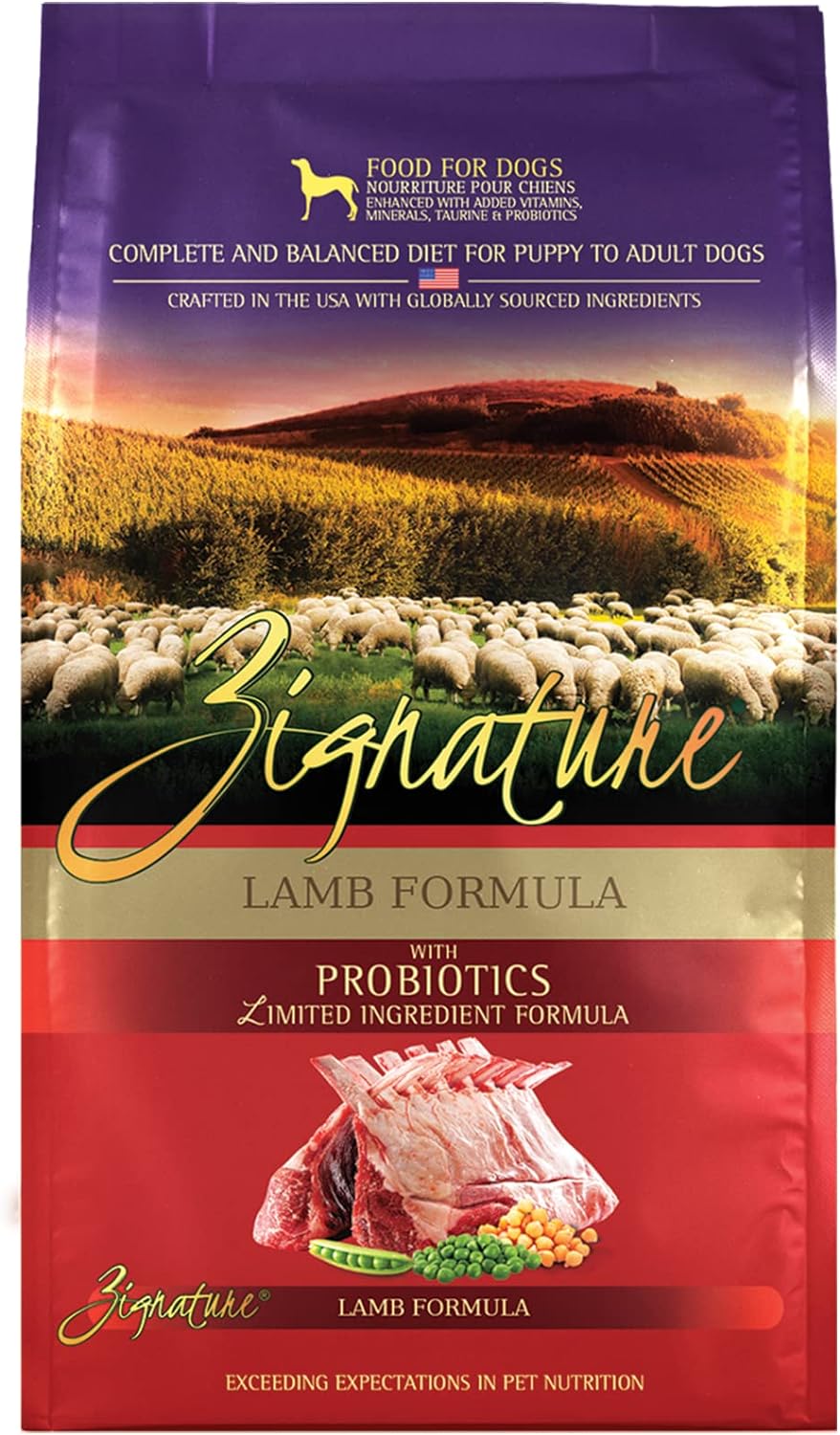 Zignature Lamb Limited Ingredient Dry Dog Food for Healthy Diets