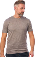 Merino Wool T-Shirt Mens - Short Sleeve Lightweight Base Layer