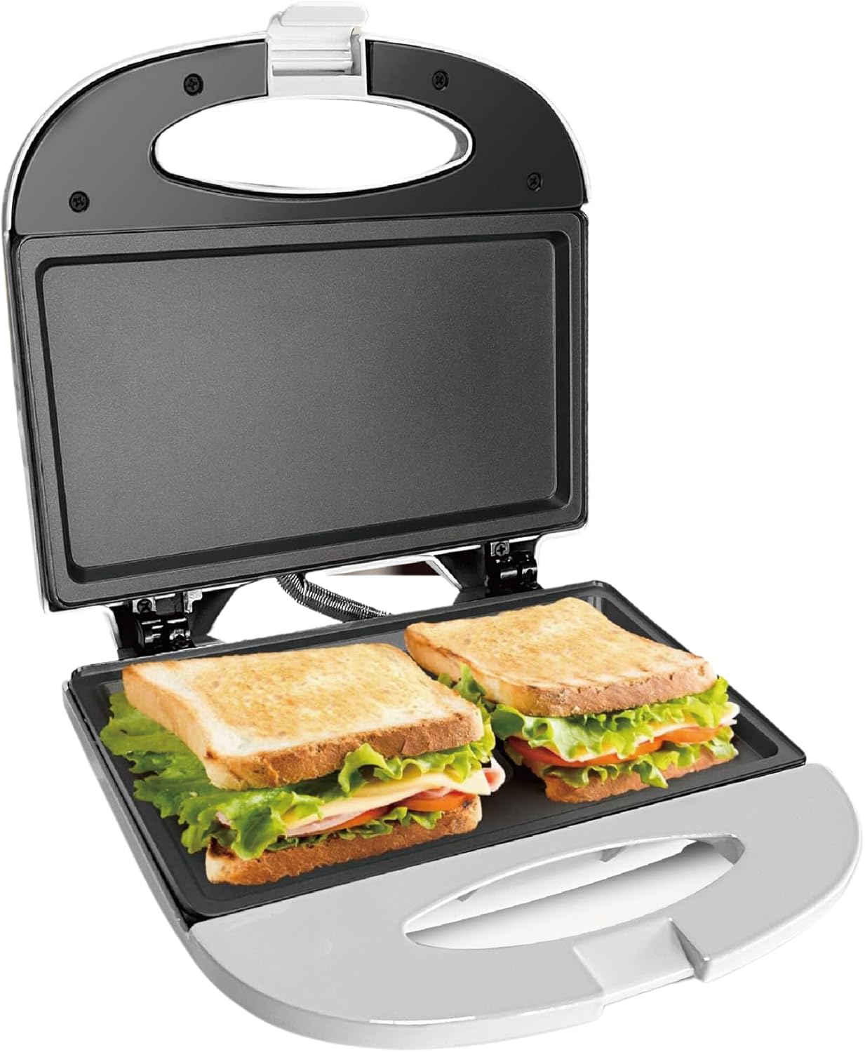 Bene Casa Nonstick Sandwich Maker - Cool-touch Handles
