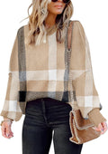 Womens Sweaters Casual Crewneck Batwing Sleeve Knit Top - Oversized