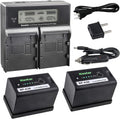 Kastar BP-A30 Fully Decoded Battery + LCD Dual Fast Charger - Cinema